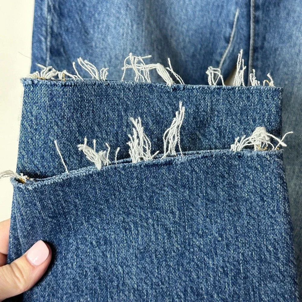 Good American Good Classic Jeans High Rise Skinnyish Fit Women’s 4/27 Blue NWT - Picture 8 of 12